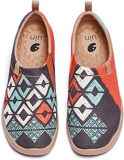 UIN Toledo Women's Lightweight Slip On Loafer Shoes Comfort Fashion Trainers Hiking Shoes Casual Travel Shoes Ethnic Style Theme