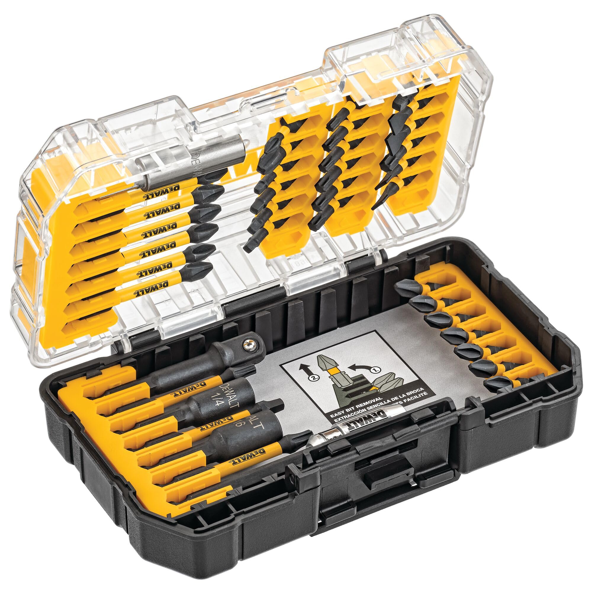 DEWALT Screwdriver Bit Set, 40 Pcs. Impact Ready, FlexTorq Impact Driver Bit Set