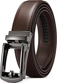 CHAOREN Mens Dress Belt - 1 1/4" Leather Ratchet Belt Comfort Click