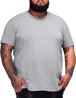 STRONGSIZE Men's Big and Tall Shirts – Stretch T-Shirt for Casual Wear