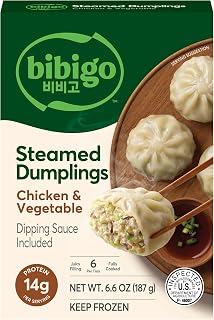 Bibigo Chicken and Vegetable Steamed Dumplings, 6.6 Oz
