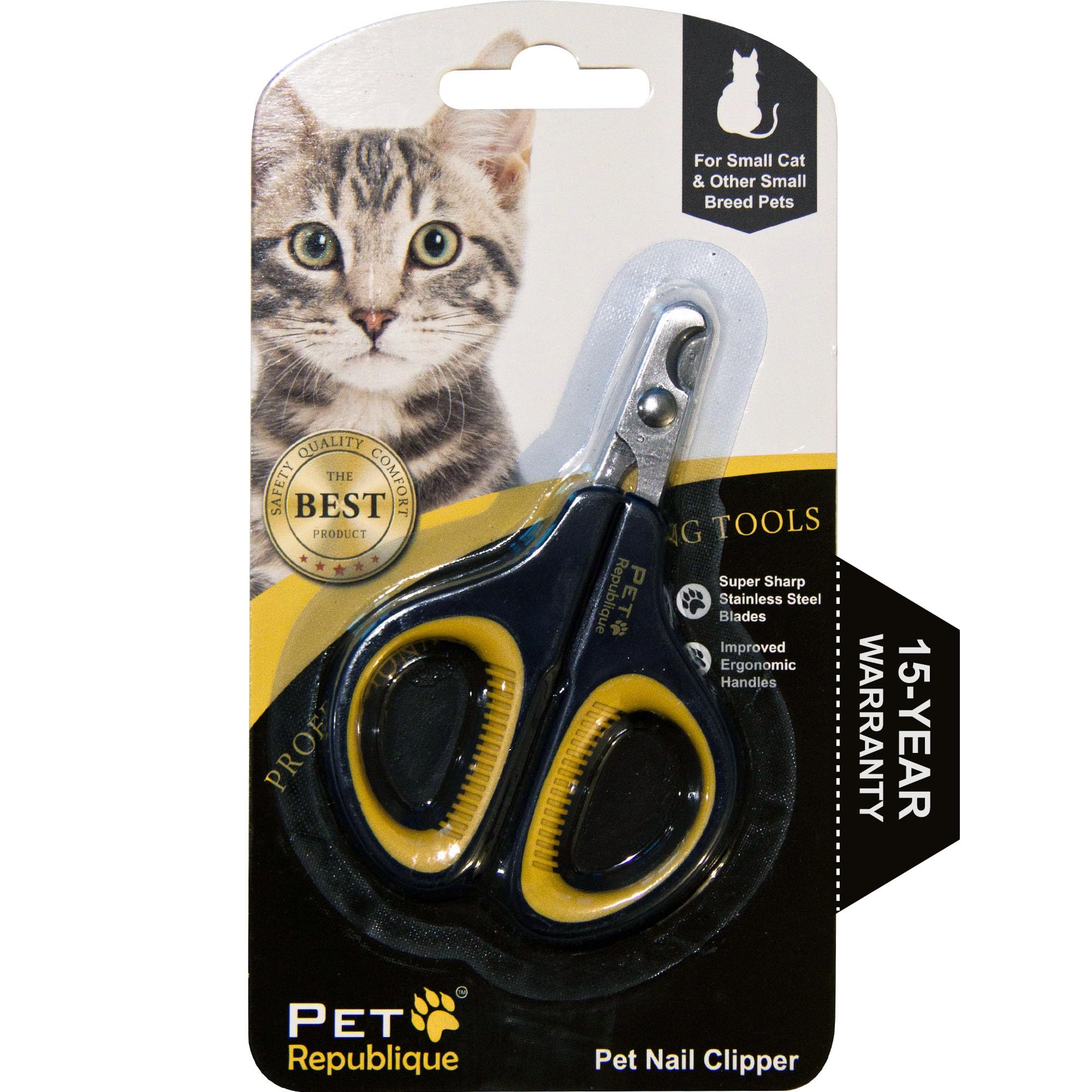 Cat Nail Clippers by Pet Republique – Professional Stainless-Steel Nail Clipper 