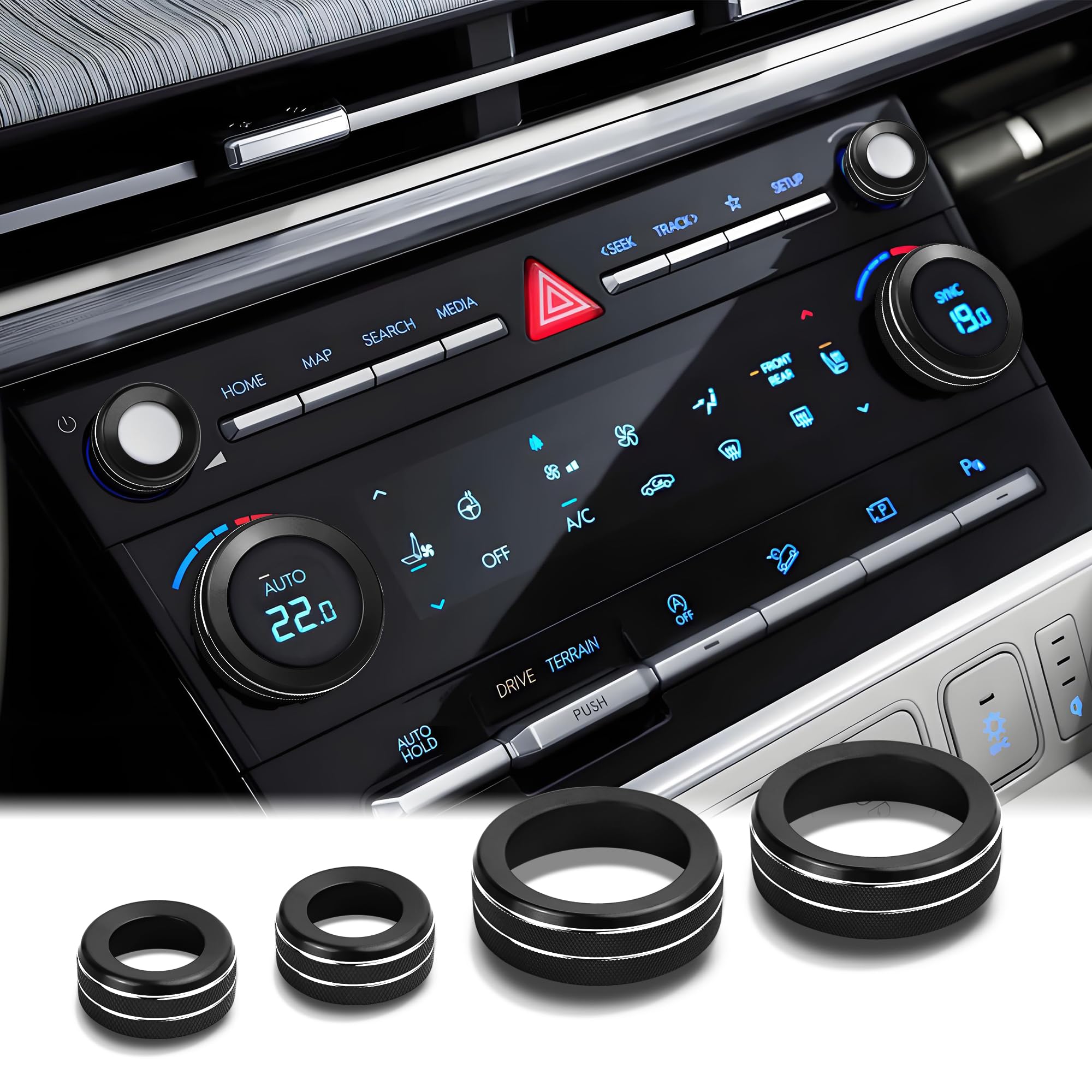 for 2024-2026 Hyundai Santa Fe, 2025-2026 Santa Cruz &amp; Tucson Accessories, D
