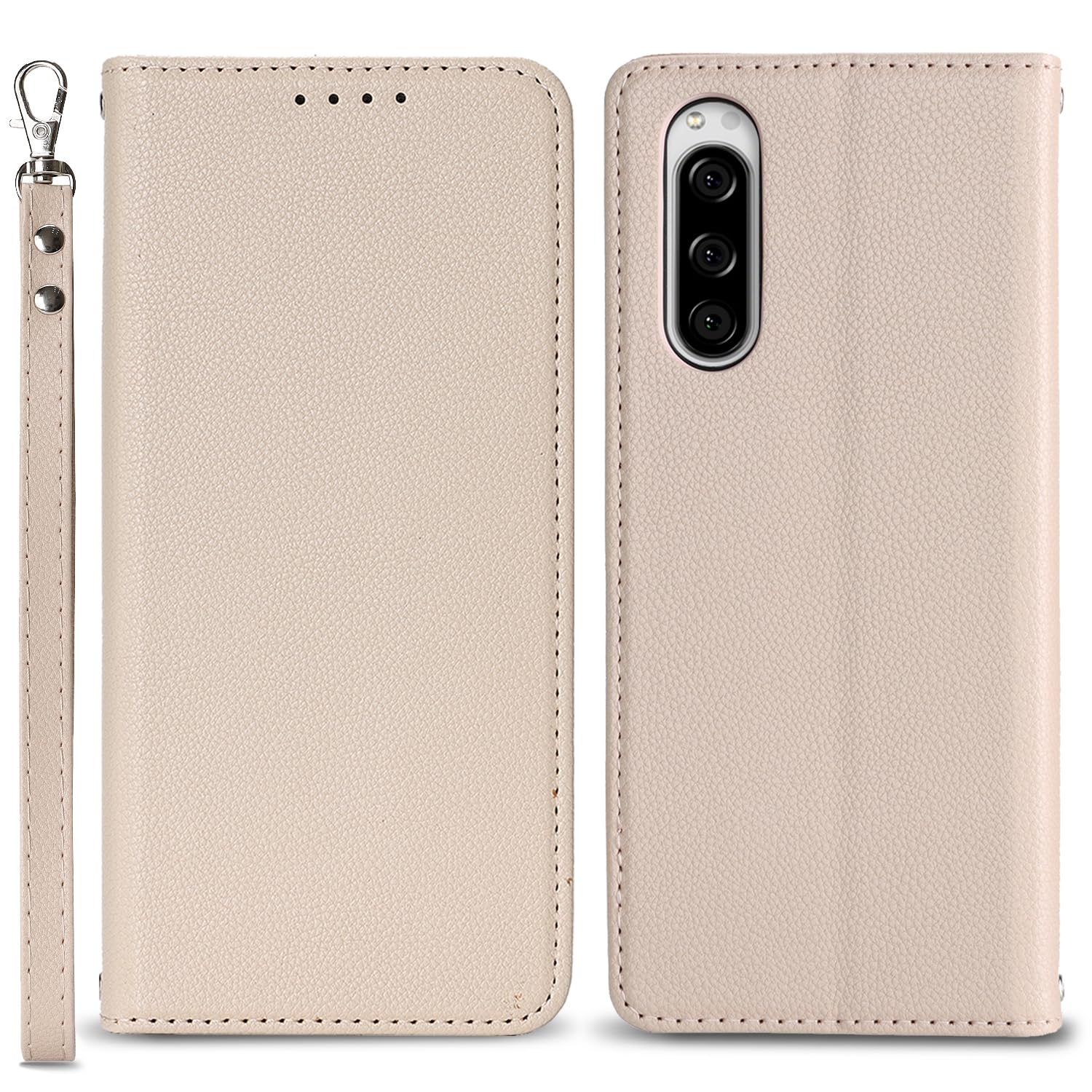 [Hamany] Compatible Xperia 5 Case Notebook Type Xperia 5 Case Card Storage