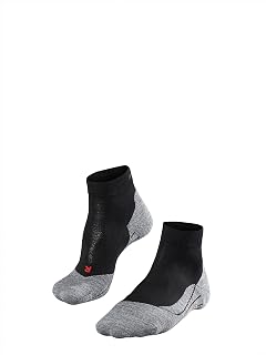 Falke TK2 Women's Cool Short Hiking Socks, Anti-Blister Trekking Socks, Medium Padding, Cooling Vegan Socks, Quick-Drying, Breathable, Lyocell Functional Material, 1 Pair