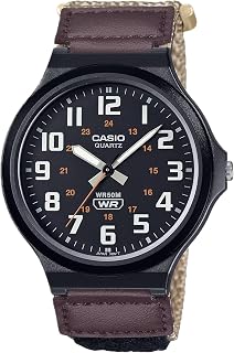 Casio Serie MW240 | Orologio al quarzo da uomo | 50M WR | Grande cassa in resina | vetro in resina | cinturino in resina | grandi numeri arabi | orologio analogico | display facile da leggere |