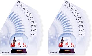 Amazon.co.uk £25 Gift Cards - 20-Pack (Christmas Globe)