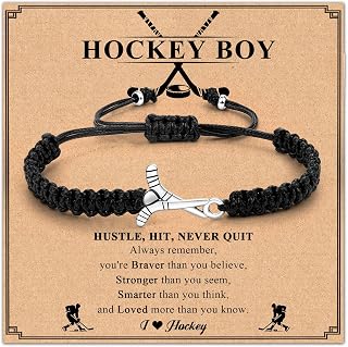 PEALICIOUS Soccer Gifts for Boys Golf Gifts for Men Golfers Natural Stone | Hockey Baseball Bracelet for Boys, Men Soccer Golf Stuff for Team, Ideal Sport Jewelry for Son and Dad