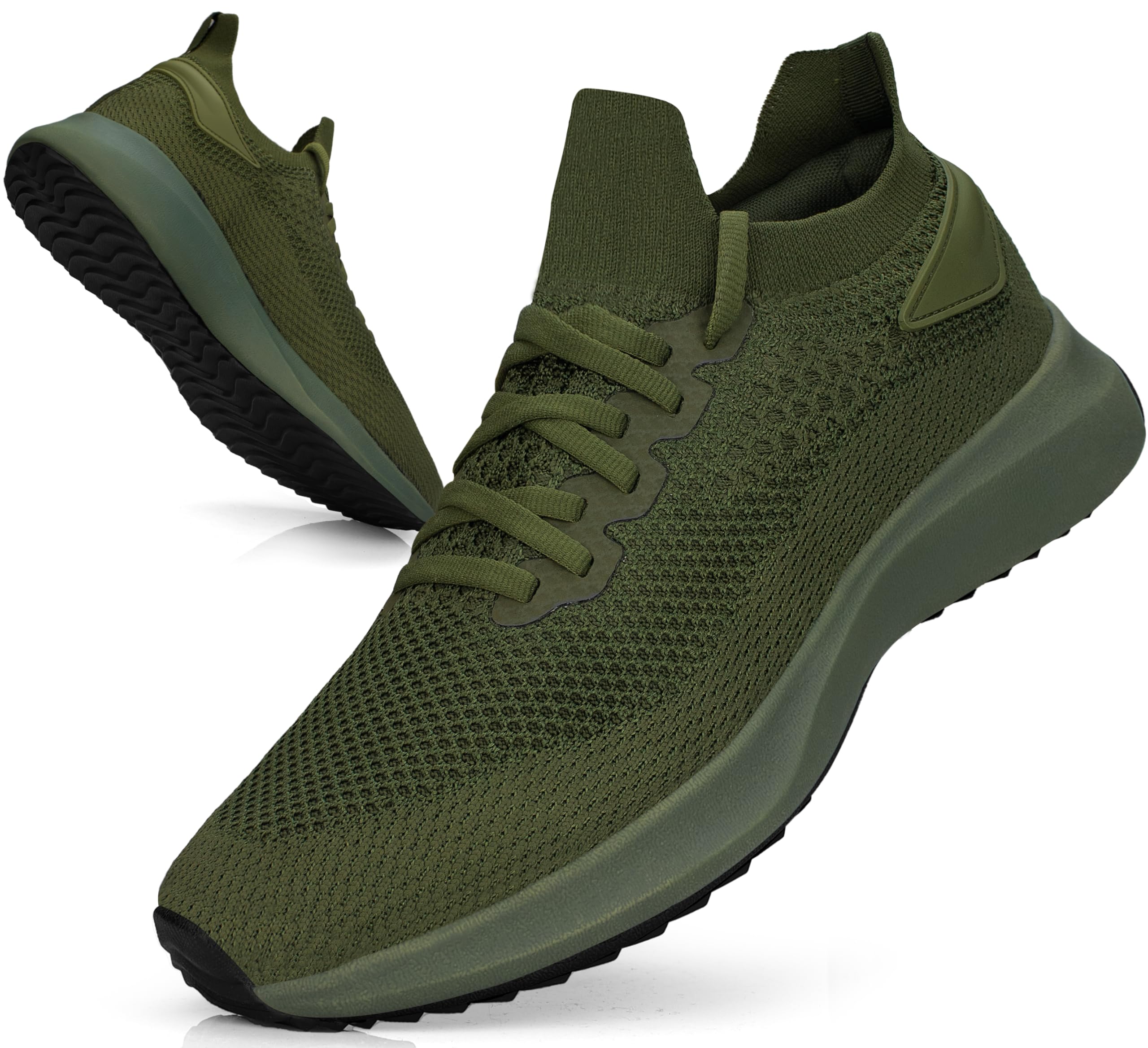 Giniros Sports Shoes Men's Slip On Trainers Lightweight Running Shoes Tennis Sho