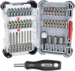 Extra Hard Screwdriver Bit Set, Display, 44+1 pcs