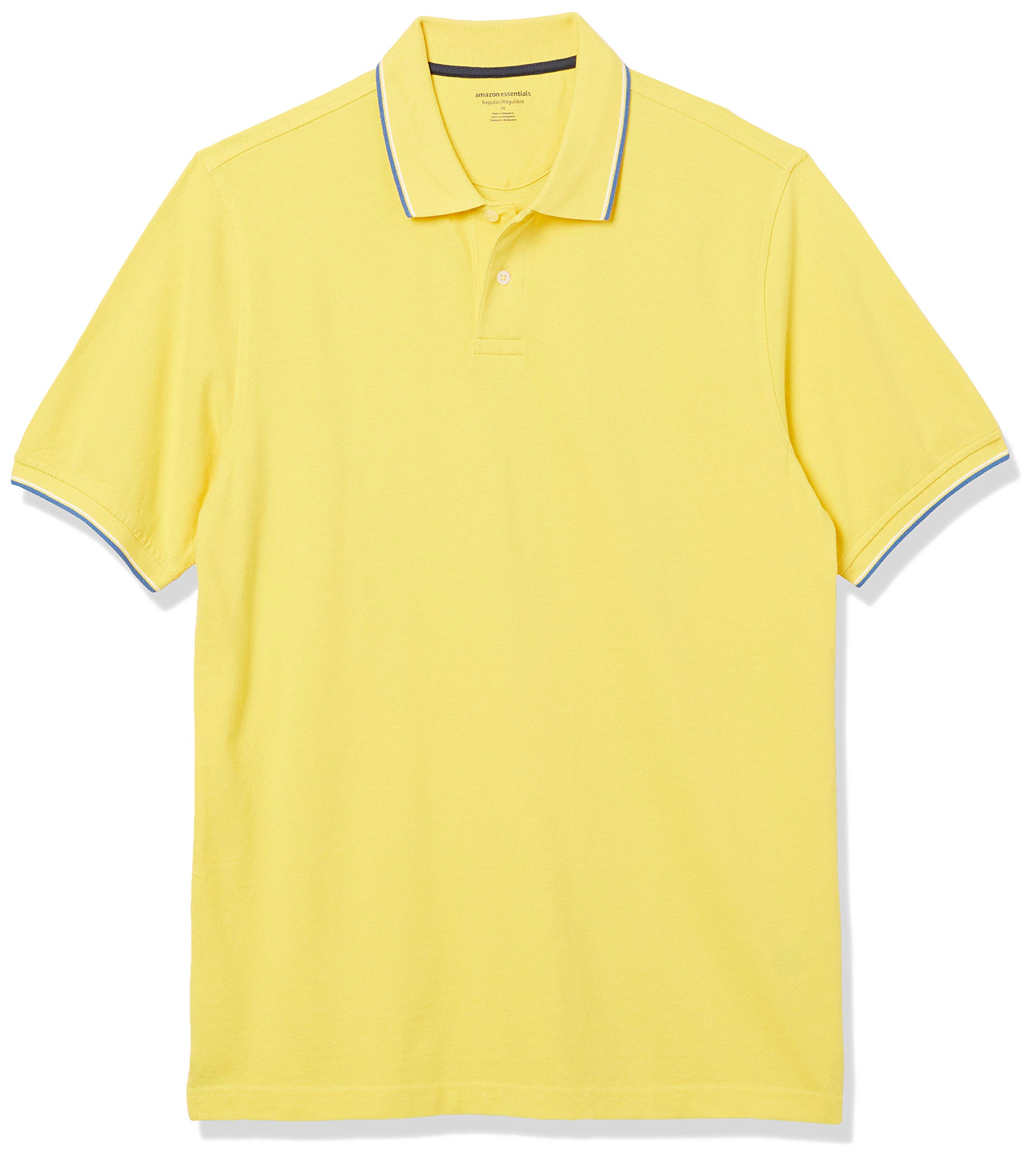 Amazon Essentials Men's Standard Fit Short Sleeve Pique Cotton Polo Shirt (Avail