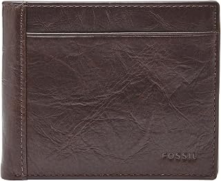 Fossil Men's Quinn Leather Bifold with Coin Pocket Wallet