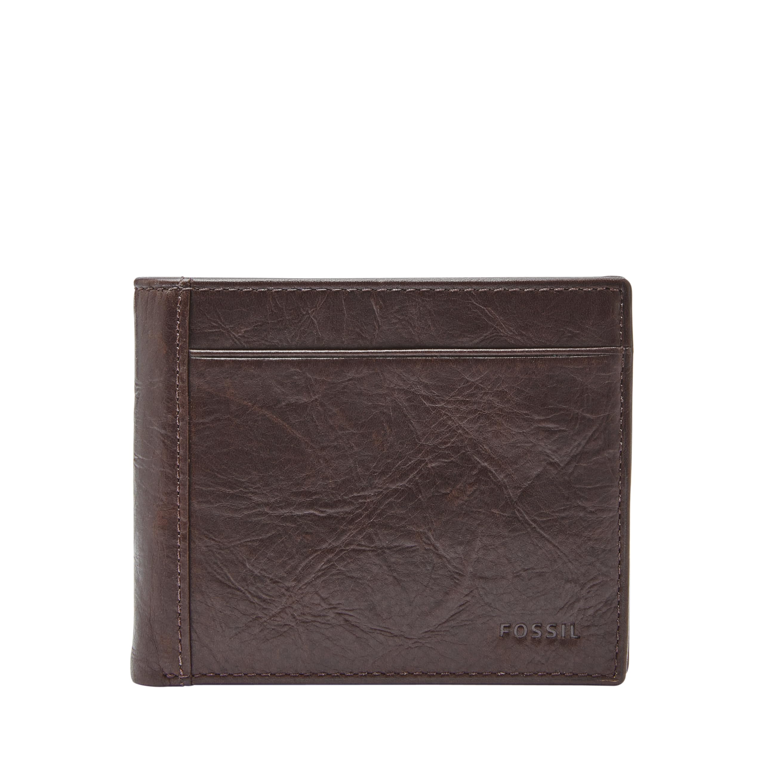 Fossil Men's Quinn Leather Bifold with Coin Pocket Wallet