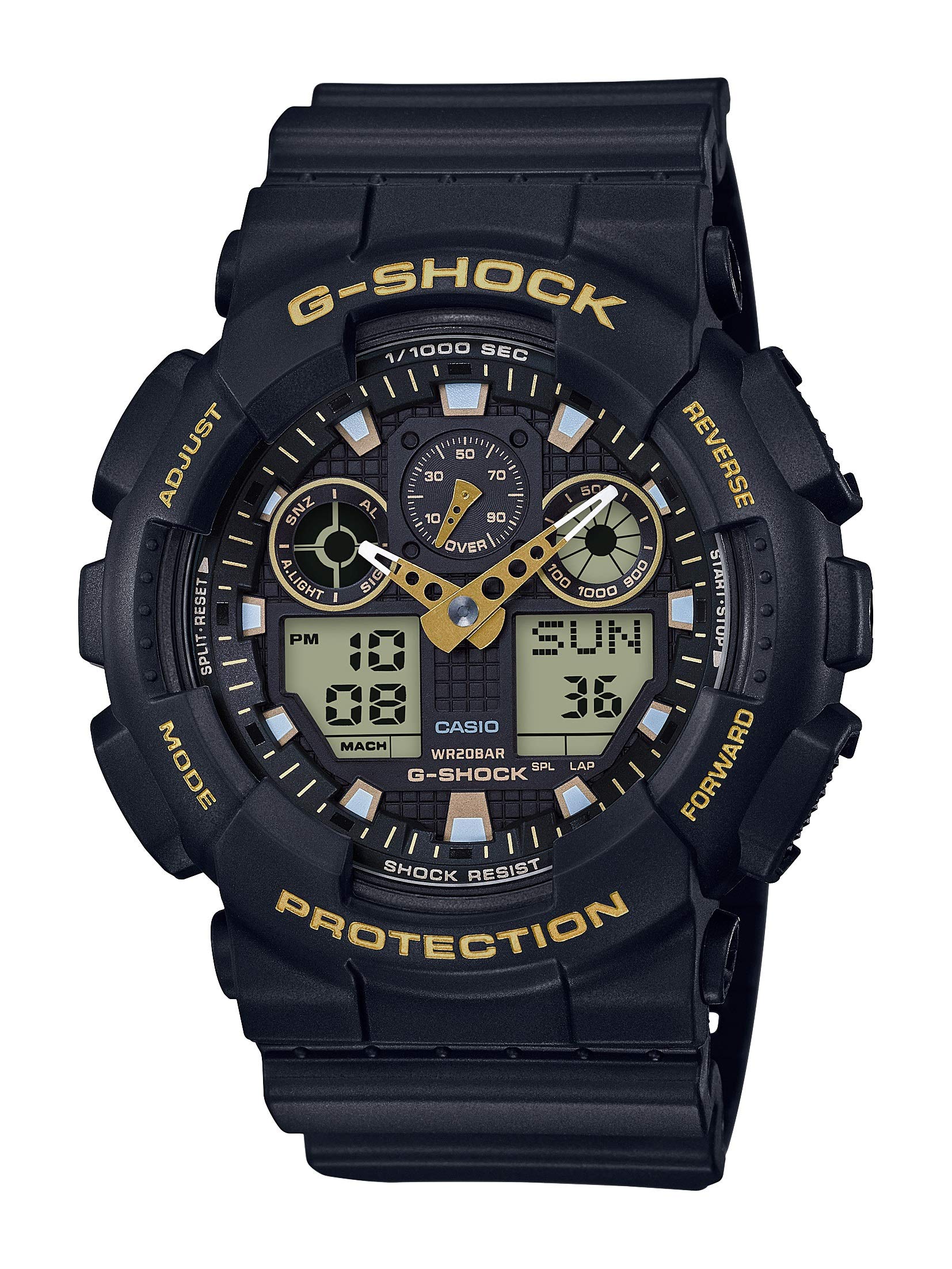Casio Men's GA-100 XL Series G-Shock Quartz 200M WR Shock Resistant Watch