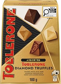 Toblerone Assorted Chocolate Diamond Truffles 180g