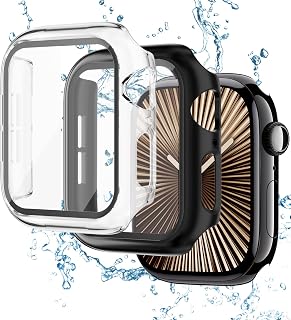 Apple Watch Screen Protector 44mm 40mm 46mm 42mm 41mm 45mm 38mm Series 11 10 9 8 7 6 5 4 3 SE / 2nd Generation Case PC Hard Face Cover Tempered Glass + Bumper for iWatch Series 10 46mm 42mm Case