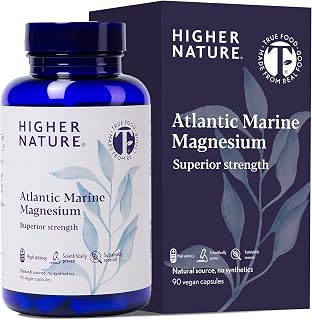 Higher Nature Atlantic Marine Magnesium Supplement 300mg - 90 Capsules