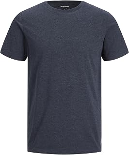 Jack & Jones Jjeorganic Melange Tee SS O-Neck Noos Men's T-Shirt (Pack of 1)
