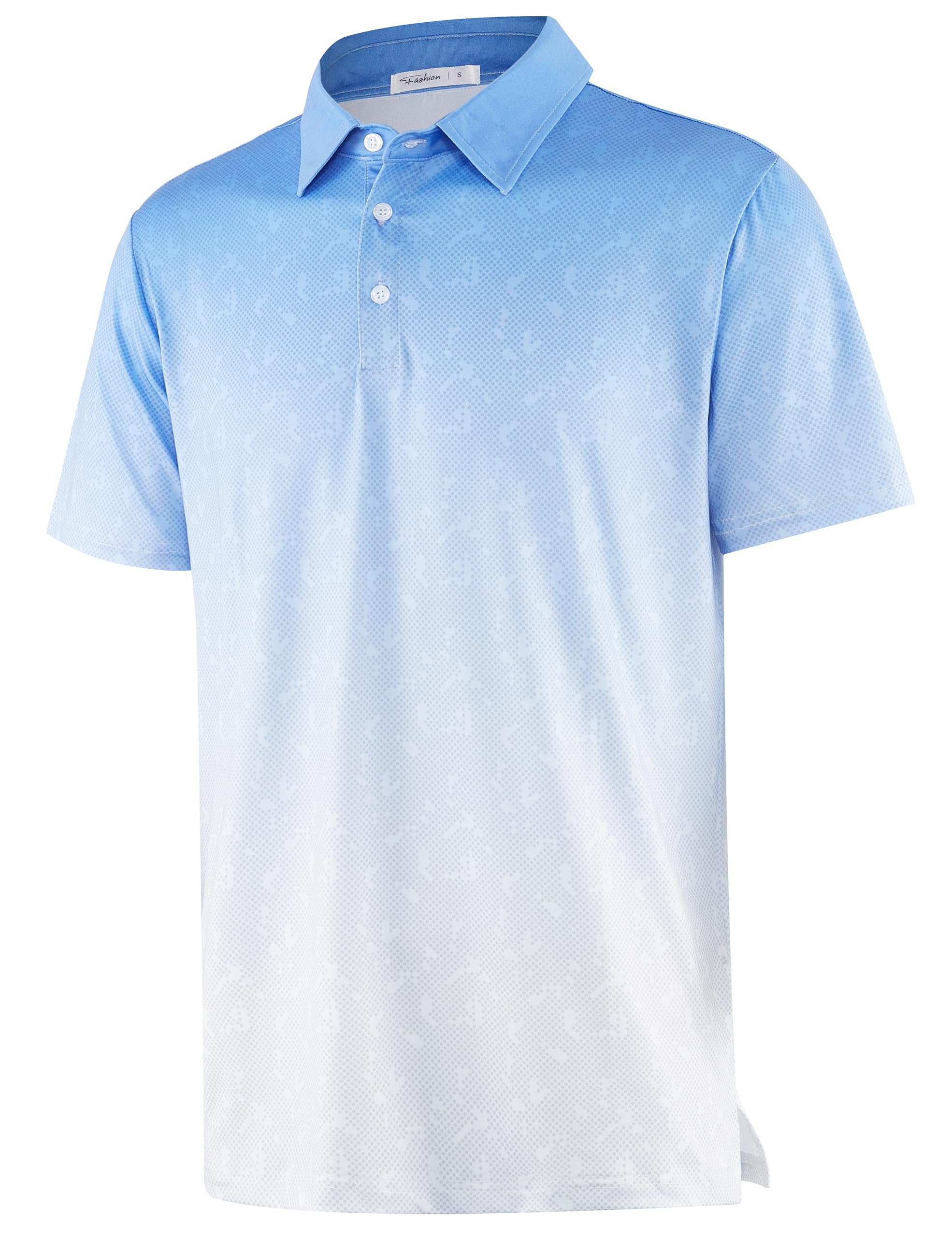 APTRO Polo da uomo a maniche corte da golf, traspirante, vestibilità asciutta, c