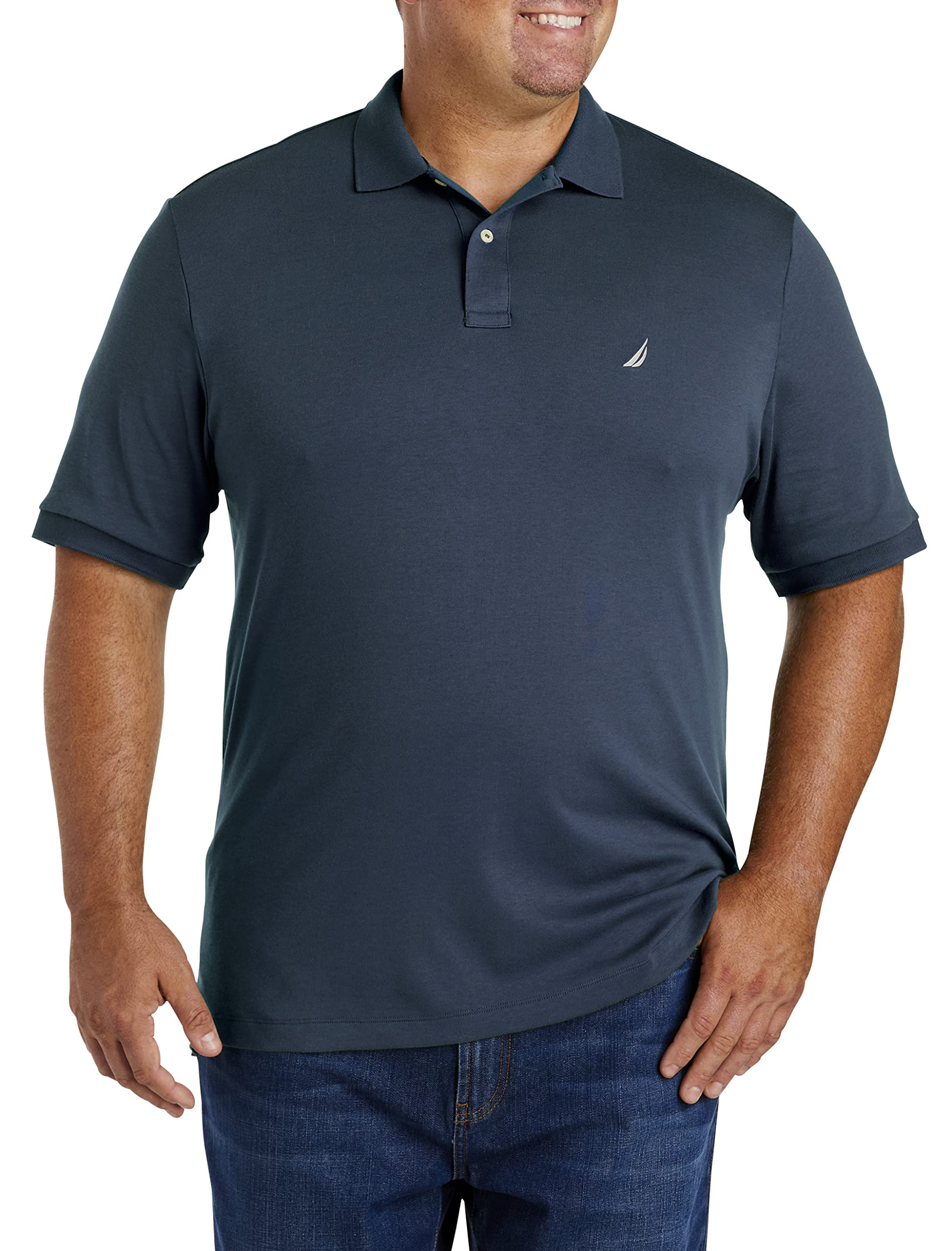 Nautica Classic Fit Short Sleeve Soft Cotton Polo Shirt Men (Pack of 1)
