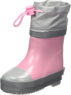 Playshoes Short Rubber Boots Forest Animals Lined Natural Rubber Boots, Unisex – Children and Teenagers
