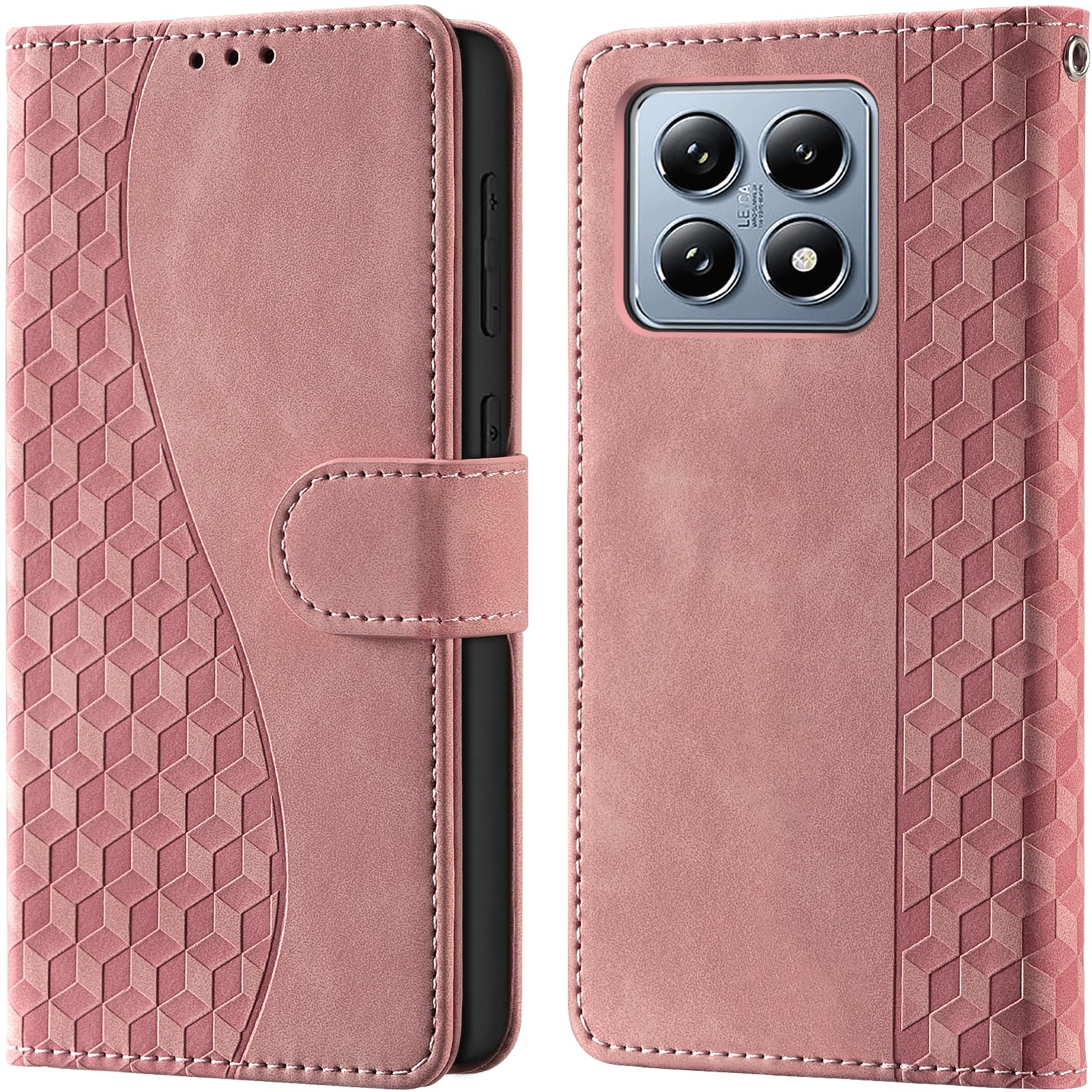 Case for Xiaomi 14T Pro Wallet Type Pink