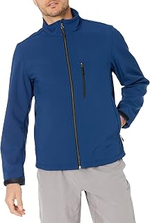 Amazon Essentials Hombre Chaqueta de Shoftshell Resistente a la Lluvia