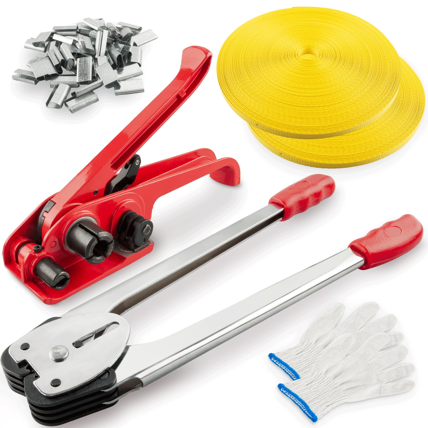 Poly Banding Packaging Pallet Strapping Kit with Heavy Duty Strapping Tensioner 