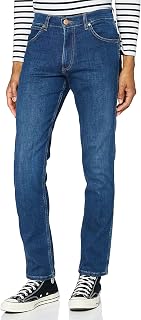 Wrangler Herren Jeans Greensboro Regular Fit Herrenhose Straight Blue W30 – W42