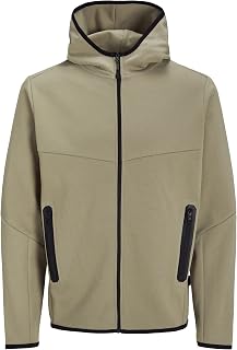 JACK & JONES Zip Hoodie Plain Zip Hoodie