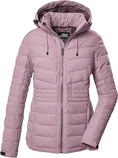 Killtec Kow 10 Wmn Qltd Jckt Quilted Jacket with Zip Hood/Functional Water-Repellent Jacket Women (Pack of 1)