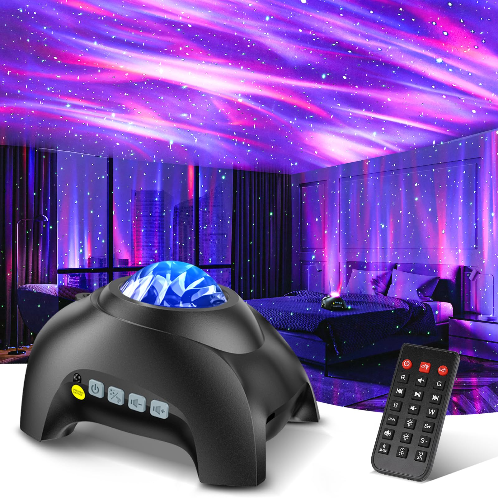 Northern Galaxy Light Aurora Projector with 33 Light Effects, Night Lights LED S
