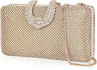 Sparkly Rhinestone Crystal Clutch for Wedding Party Dressy Handbag Formal Party Evening Bag For Women