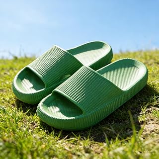 Cloud Slippers for Kids Boys Girls Cushion Home Shower Bathroom Non-Slip Open Toe Super Soft Comfortable Thick Sole Cozy Cloud