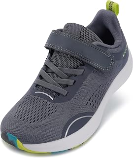 WHITIN Little/Big Kids Wide Toe Box Running Shoes with Zero Drop S8K1