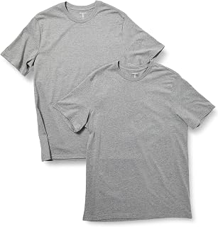 Amazon Essentials Men's Cotton Regular Fit Short Sleeve Crew Neck T-Shirt