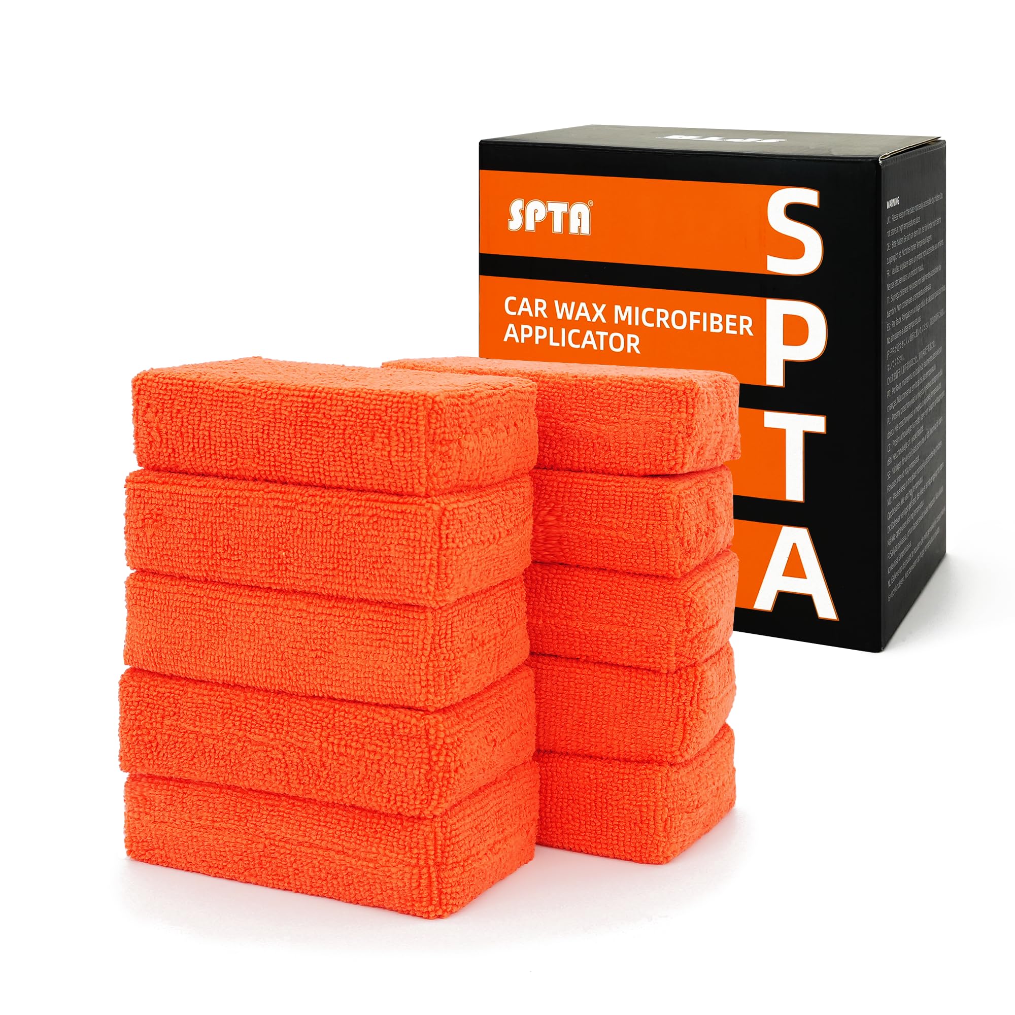 Microfiber Applicator Pad, SPTA Premium Microfiber Sponge and Cleaning Pads,Ultr