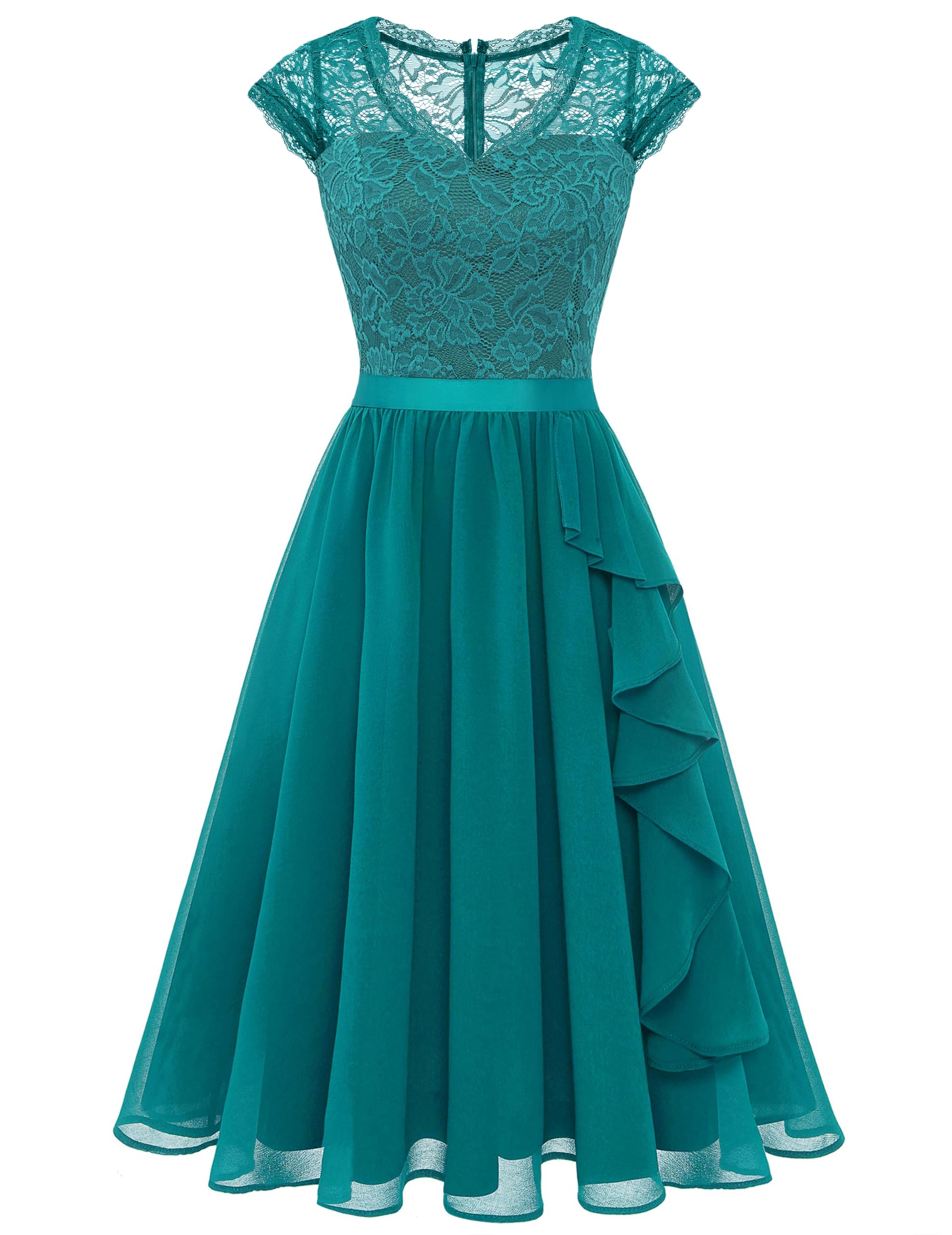 Wedtrend Women's Bridesmaid Dresses Short Prom Dress Ruffle Semi Formal Cocktail