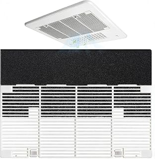 Dianrui RV A/C Vent Cover for Dometic AC Cover Replacement, 14.1" x 7.7" Duo-Therm RV Air Conditioner Grille Replacement with RV A/C Filter, RV Air Conditioners Parts for Dometic 3104928.019
