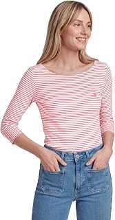 TOM TAILOR Women's Long-Sleeve Top with Heart Embroidery on the Chest
