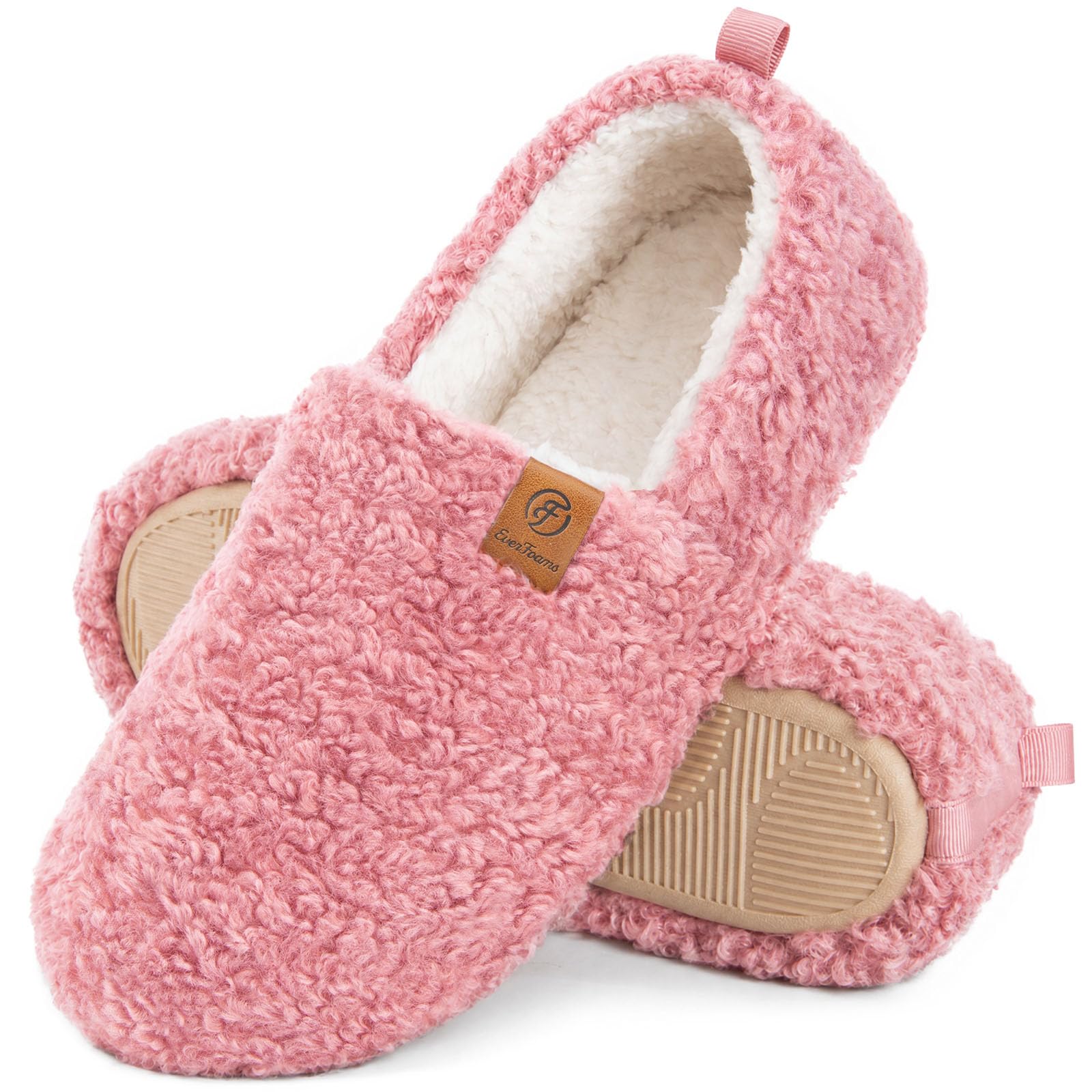 EverFoams Alpine Shearling Women's Memory Foam Slippers