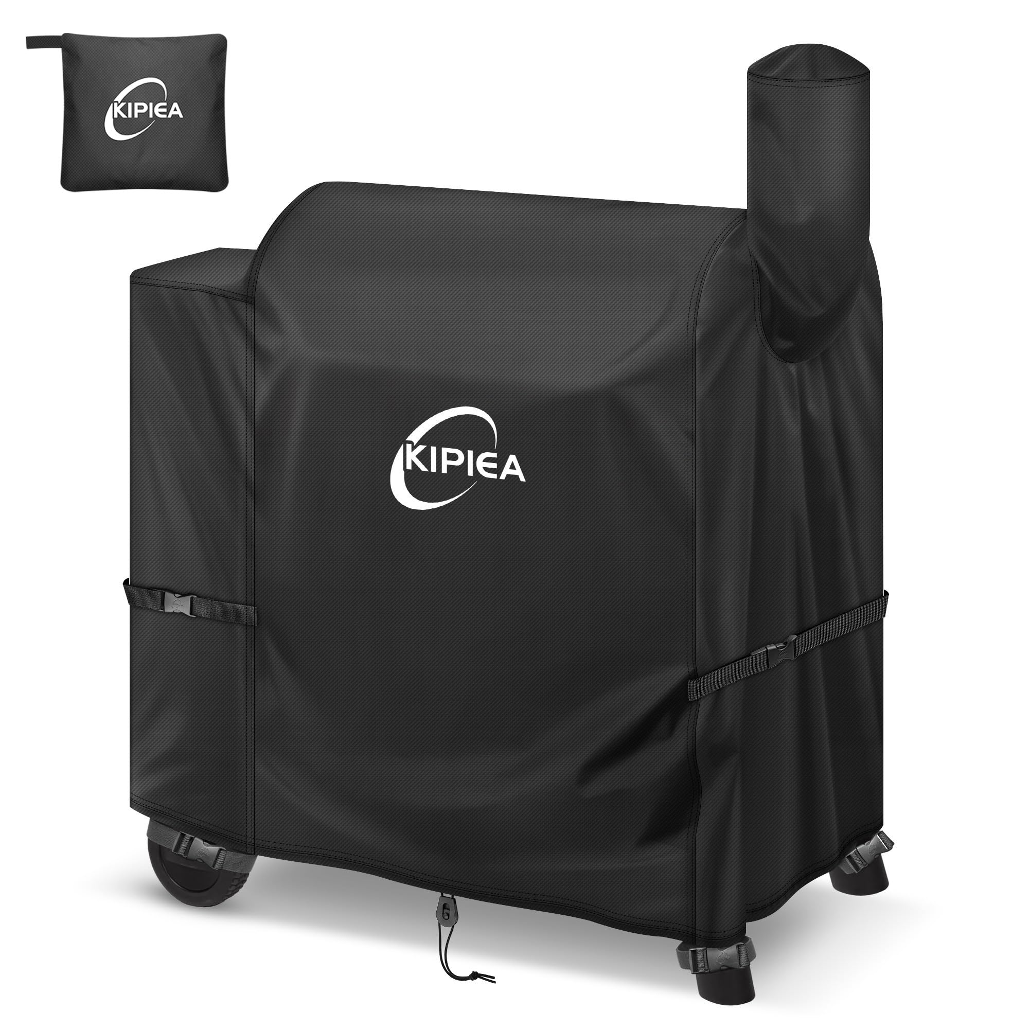 Kipiea Heavy Duty BBQ Cover for Traeger Pro 22 & 575 Series, 500D Oxford Fabric 