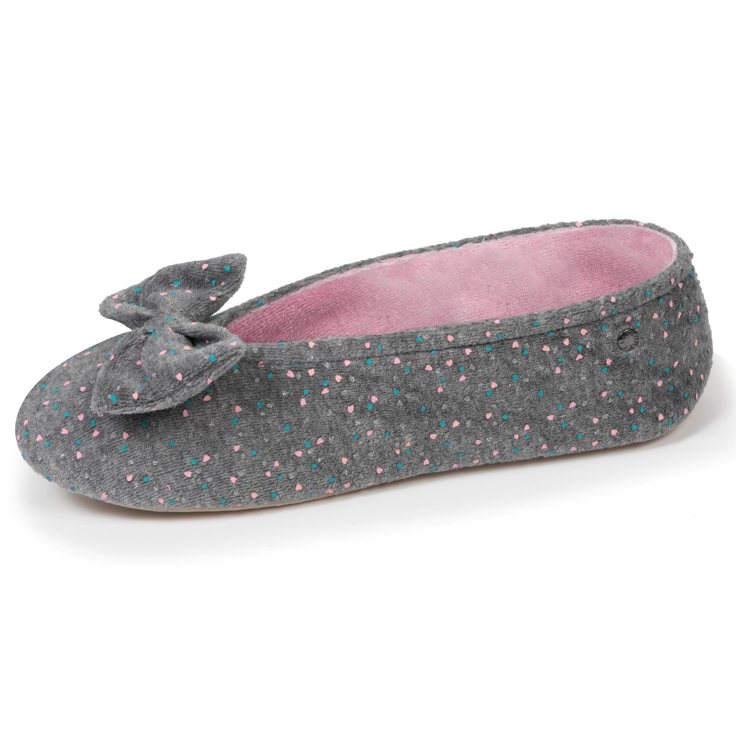 Isotoner Ladies Blue Ballet Flats Slippers