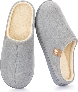 RockDove Ladies Felt Clog Style Slippers Heavy Duty Non-Slip