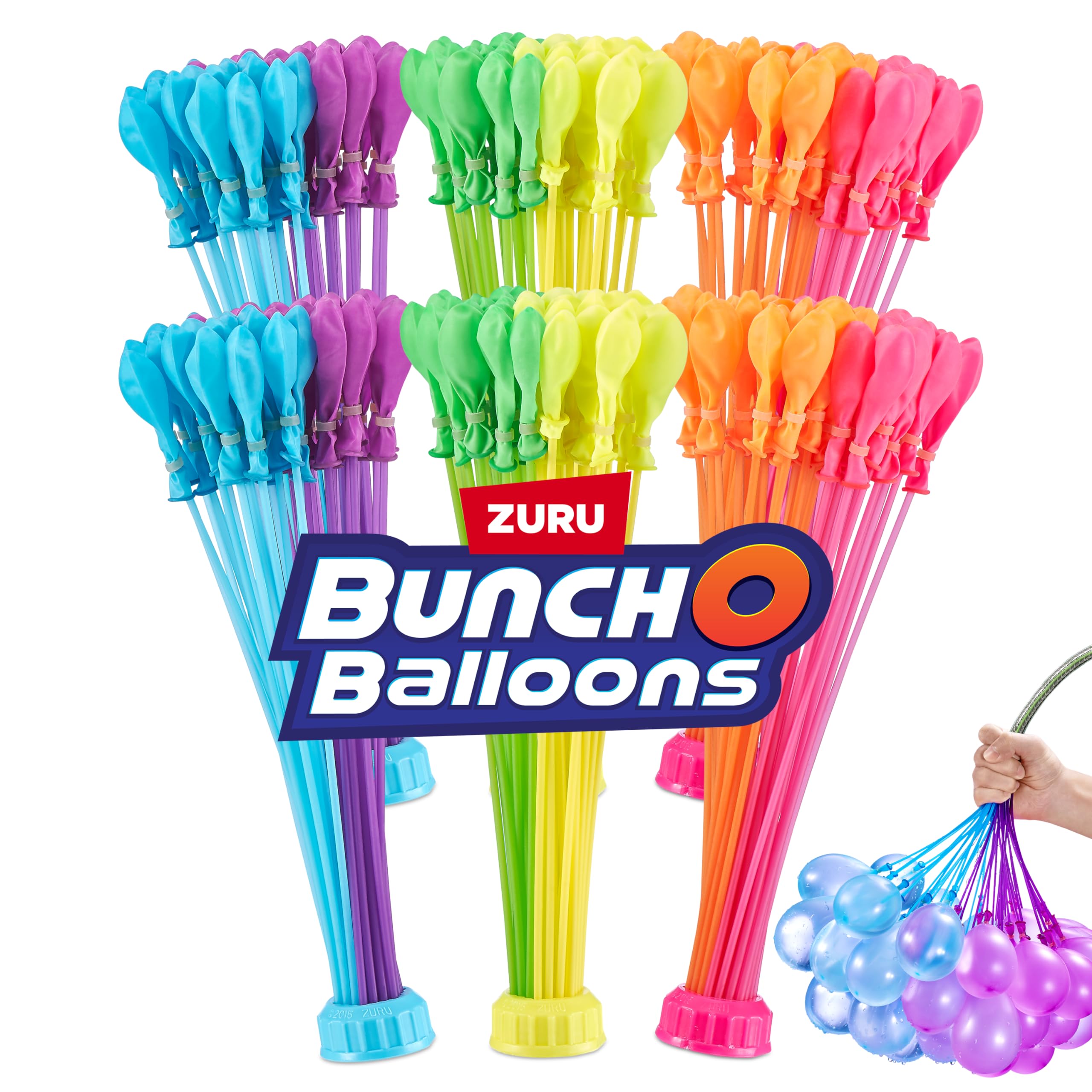 Bunch O Balloons Tropical Party (6 Pack) by ZURU, 200+ Rapid-Filling Self-Sealin