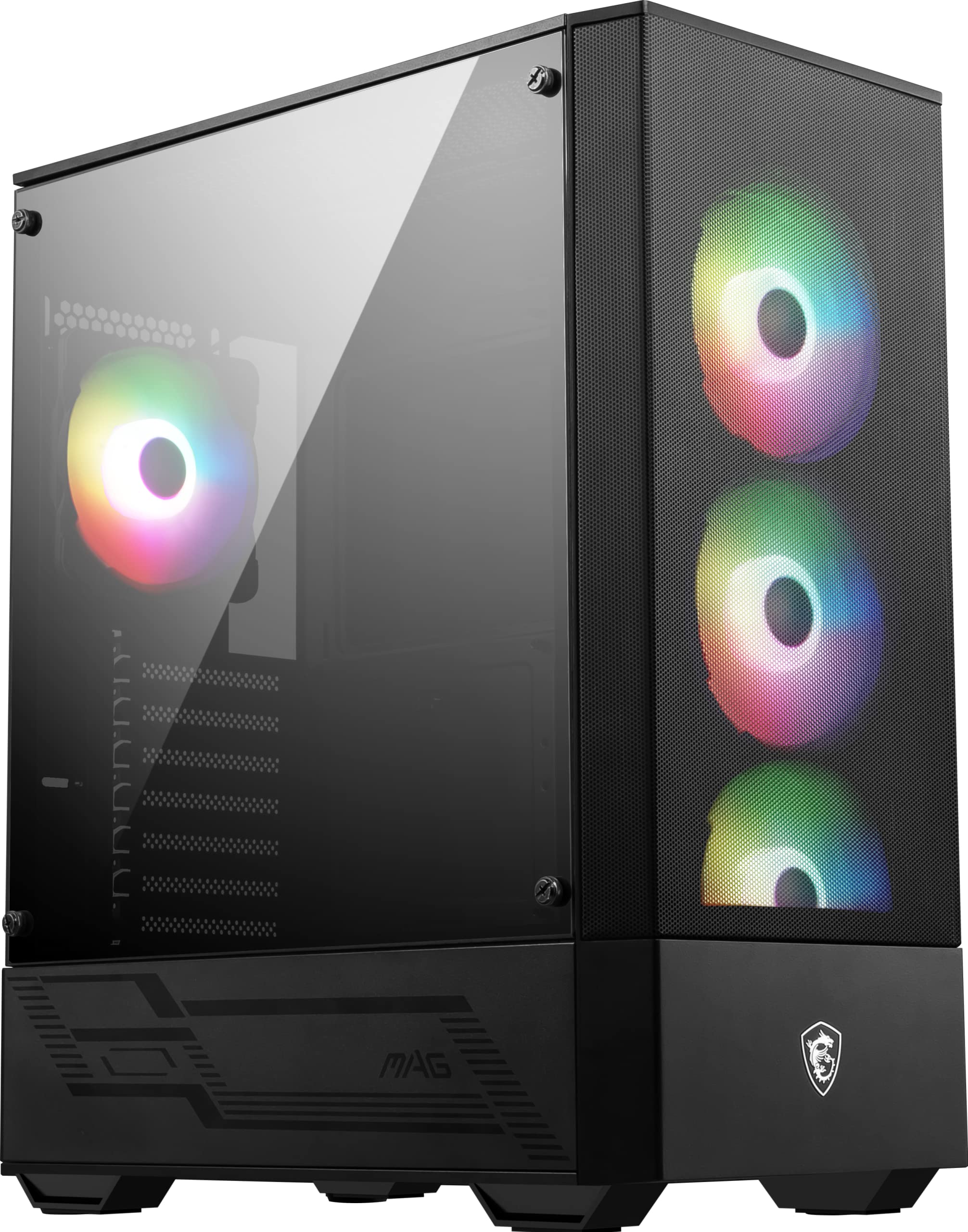 MSI MAG FORGE 112R Mid-Tower PC Case - Tempered Glass, ATX, Micro-ATX & Mini-ITX