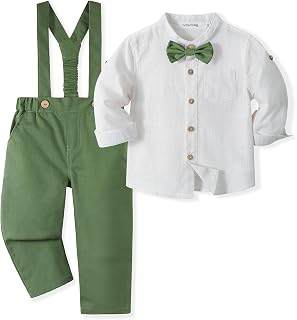 Volunboy Toddler Boys Formal Wedding Guest Dress Clothes Ring Bearer Outfit