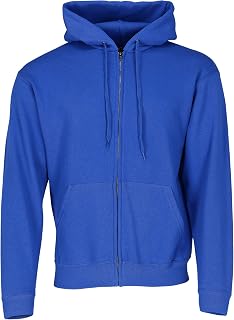 Fruit of the Loom Eversoft Fleece Hoodie Full Zip Breathable Breathable Size S-4x Men's Shirt (Pack of 1)