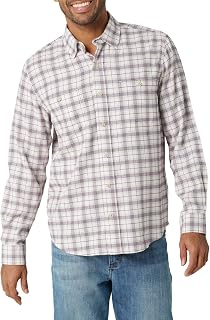 Wrangler Authentics Men's Cloud Flannel Button Down Woven Shirt