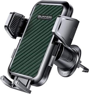 Universal Car Phone Mount - Adjustable Air Vent, Rotatable Stand, Invisible Car Phone Vent Cradle for iPhone 15 14 13 Pro Max Samsung Smartphones